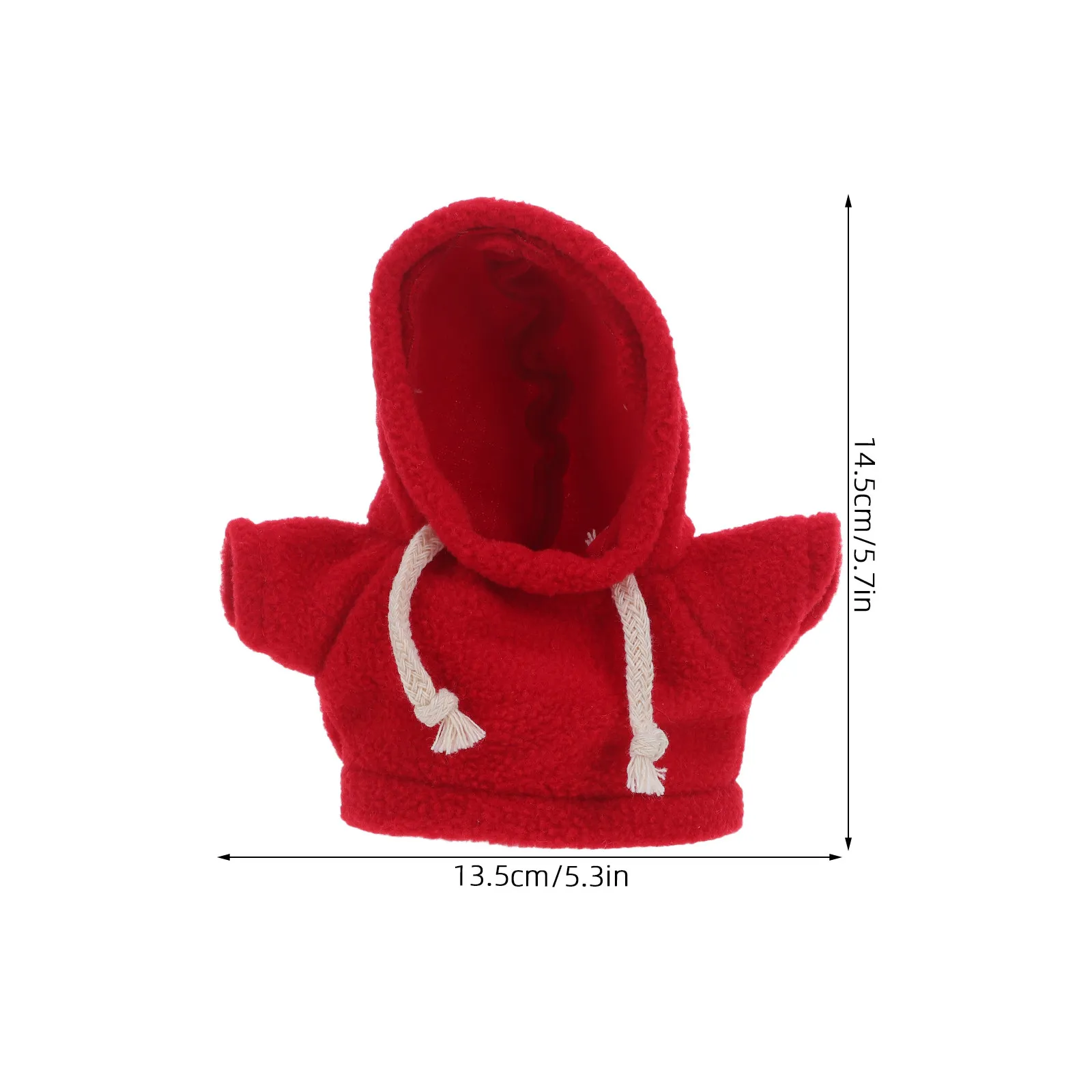 5Pcs Bear Animal Costume Hoodie Soft Stuffed Animal Clothes for 20Cm Small Bears Festival Birthday Dress Up Accessories