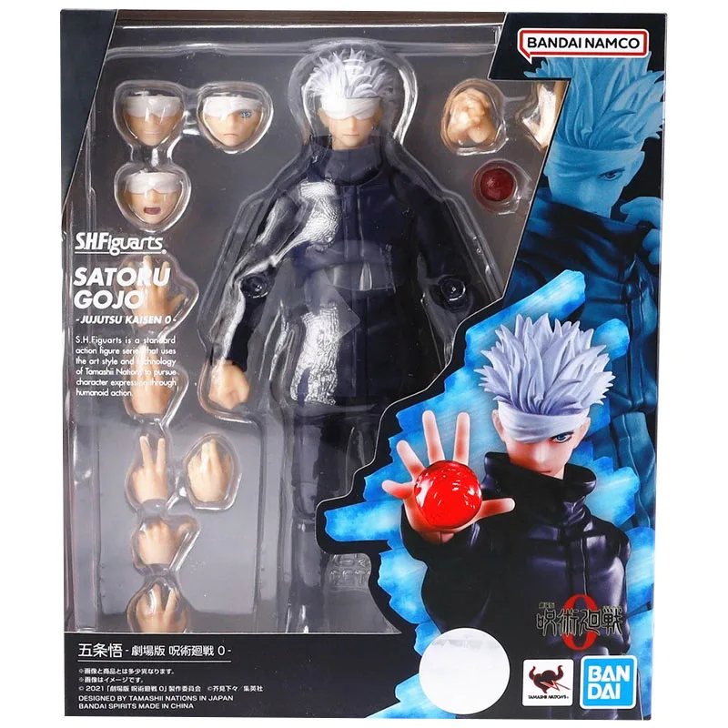 Bandai Genuine Figure Jujutsu Kaisen Model Kit Anime Figures S.H.Figuarts Satoru Gojo Collection Model Action Figure Boys Toys