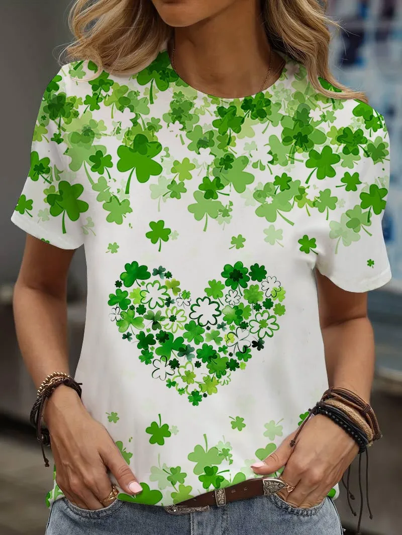 Summer Floral Butterfly 3D Print T-shirts Women Streetwear Casual Fashion Y2k Short Sleeve T Shirt O-neck Tees Tops Clothing