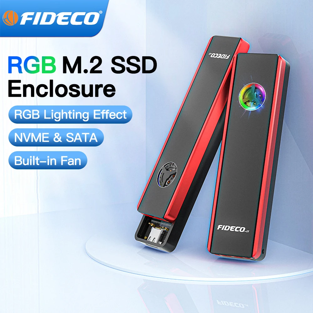 fideco-rgb-m2-nvme-sata-ssd-enclosure-10gbps-type-c-aluminum-m2-nvme-to-usb-adapter-with-cooling-fan-support-uasp-and-trim-case