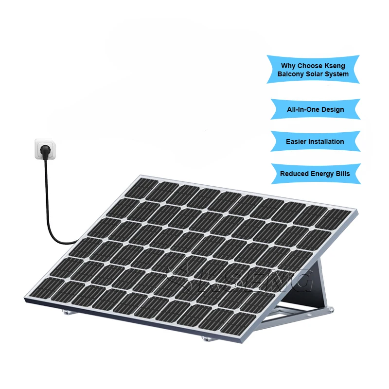 800 Watt einfach Solar Kit Panneau Solaire Plug & Play 800 W EU Lager Balkon Kraftwerk Solar Balkon System