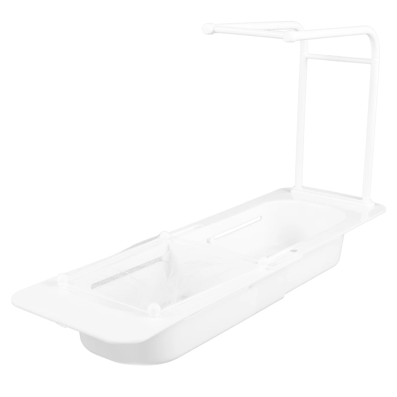 ที่คว่ำจานแบบขยายได้ ชั้นวางอุปกรณ์ครัว ตะกร้ากรองเศษอาหาร ที่วางฟองน้ำและสบู่ ตะแกรงกรองแบบปรับได้ ที่วางอ่างล้างจานแบบยืดหดได้