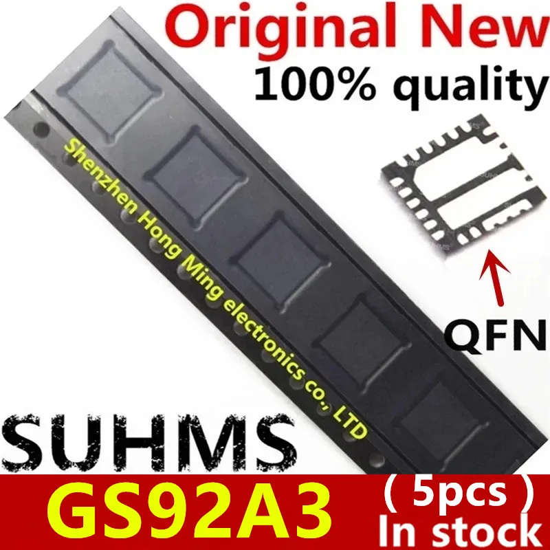 (5piece)100% New GS92A3TQ-G GS92A3TQ GS92A3 QFN-23 Chipset