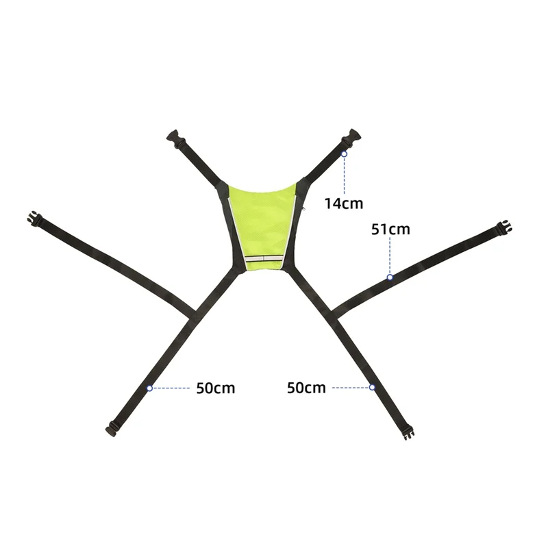 

ABVL-Bicycle Wireless Remote Control LED Turn Signal Vest Bicycle Guide Light Vest Reflective Luminous Safety Warning Vest