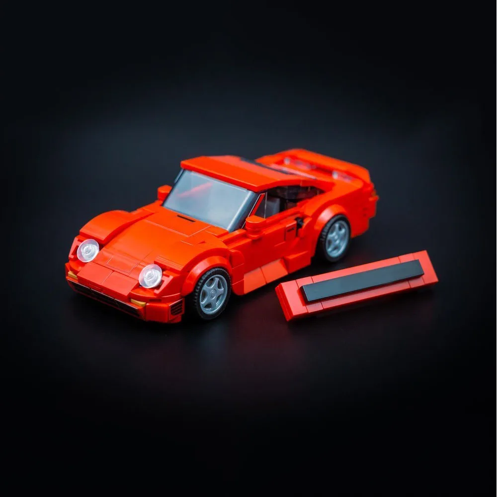 

Poladeer 382PCS Creativity MOC DIY Classic Sedan 959 Assembly Building Blocks Model Toy Brick Children's Christmas Birthday Gift