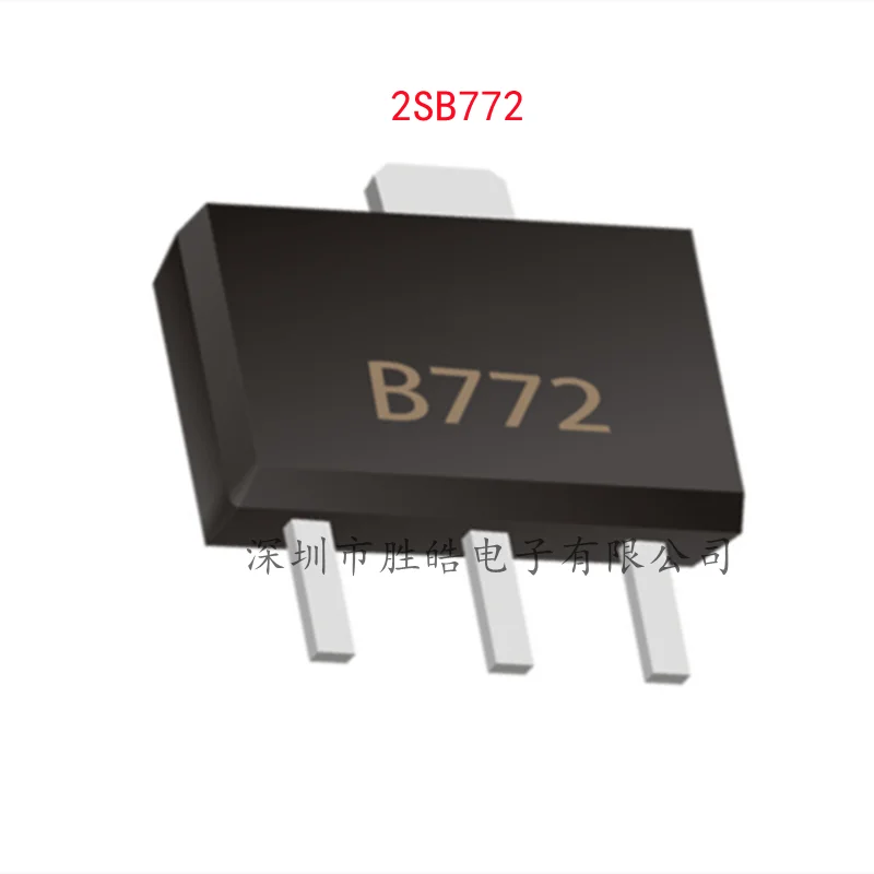 

(10PCS) NEW 2SB772 B772 PNP Transistor Power Tube SOT-89 2SB772 Integrated Circuit