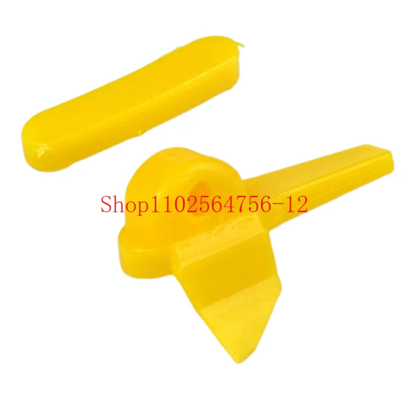 2x 53mm Yellow Wheel Protection Nylon Tire Changer Bird Head Pad Rim Protectors