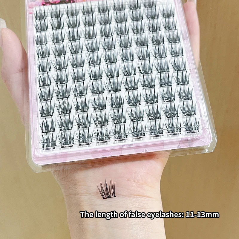 Bqi ナチュラルキャットつけまつげ、自然に拡大された両目、使いやすい、韓国の女性の必須のチャームがいっぱい、リアルなつけまつげ、フルフリーつけまつげ、2羽の鳥の手を作る