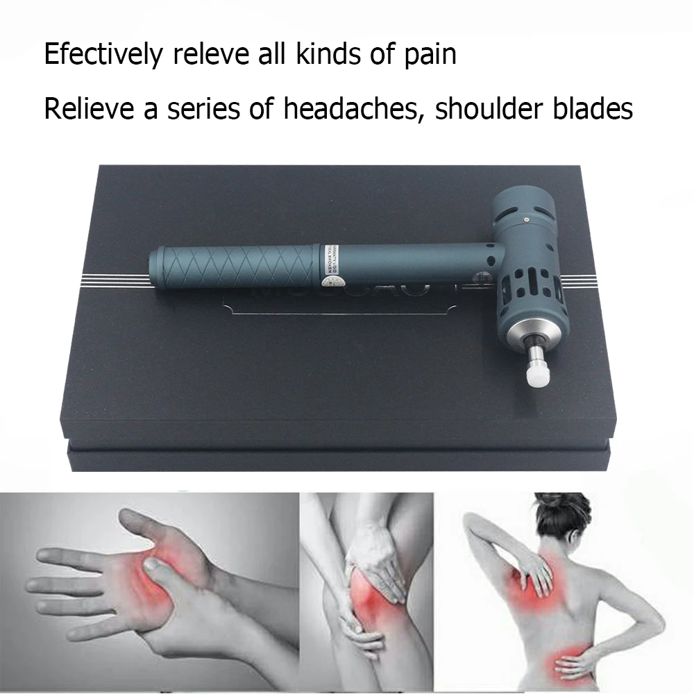 Portable Manual Shock Wave Therapy Tools Shockwave Effective Body Pain Relief Muscle Relaxation Professional Massager 2023