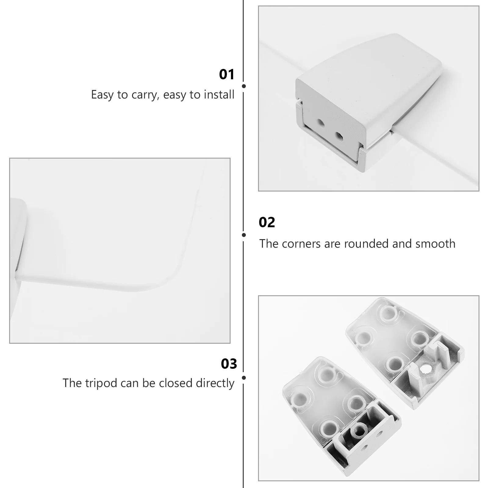 

1pc Acrylic Divider Baffle For Office Use Desktop Partition For Office School Use White Desk Baffle Test Dividing Board