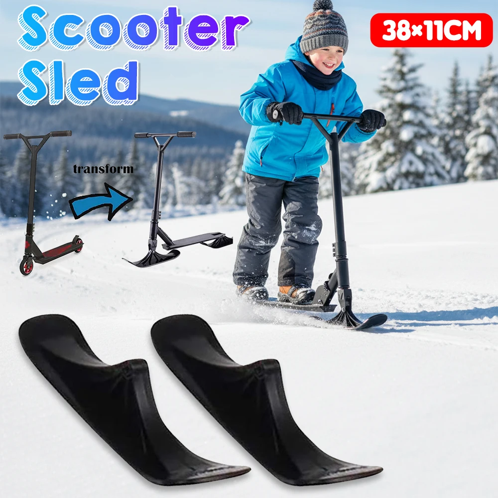 

1 Pair Ski Sleigh Sled Ski Board Snow Ski Scooter Ski Sledge Ski Scooter for Kids Outdoor Accessories