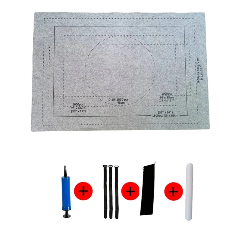 Коврик-пазл в рулоне, аксессуары для пазлов, одеяло для хранения головоломок, 1000-3000 шт., фетровый коврик-пазл, хранитель