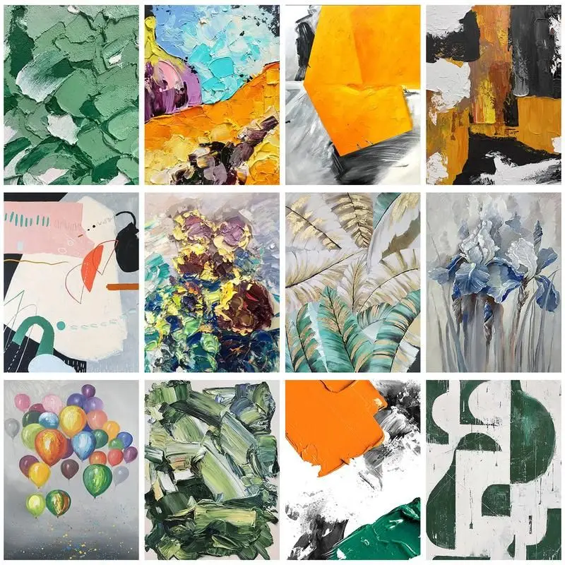 

CHENISTORY DIY Pictures By Number Landscape Kits Painting By Numbers Hand Painted Art Drawing On Canvas Modern Gift Home Decor