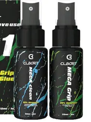 Goalkeeper gloves tackifier 30ml+ cleaning agent 30ml combination