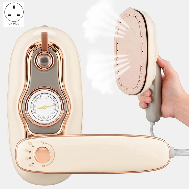 Travel Steam Iron, Handheld Garment Steamer, Portable Mini, 180° Rotatable Travel Steamer