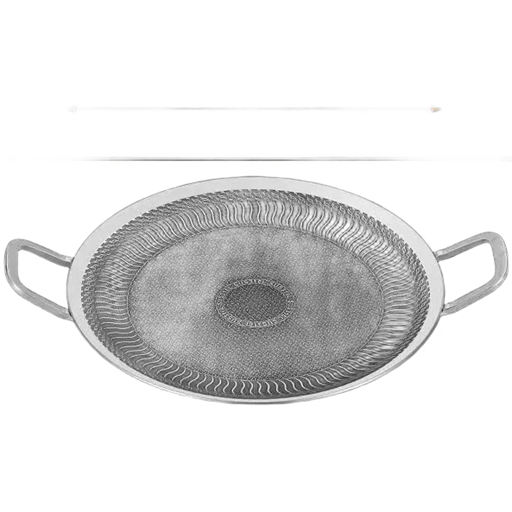 Backyard BBQ 49*37.5*2cm Smokeless Griddle Five-layer Construction Even Heat Distribution Excellent Heat Retention