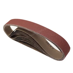 1 correa de lijado de 686*50mm, accesorios de máquina de lijado de correa de lijado de óxido de aluminio para Pulido de metales, 40-1000 granos