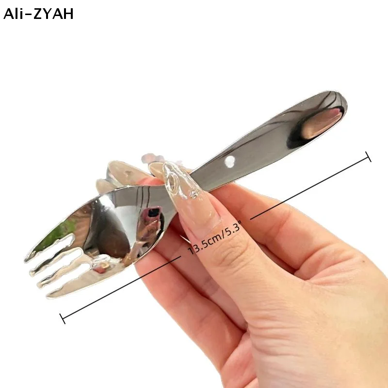 2Pc/Set Children Spoon Forks Box Kids Stainless Steel Kids Cutlery Portable Baby Feeding Utensils Baby Spoons Baby Tableware Set view 6