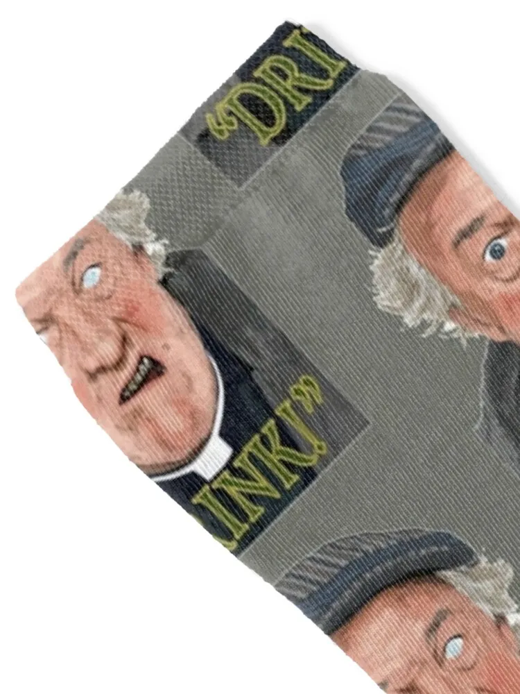 Father Ted Drink Socks japanese fashion sheer Running moving stockings Girl'S Socks Men's