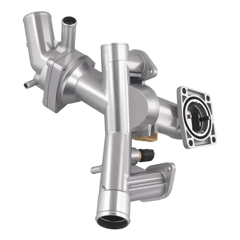 AB16-LR005631 Aluminum THERMOSTAT TUBE& HOUSING For LAND ROVER LR3/DISCOVERY 3 4.4L AJV8 Replacement Part