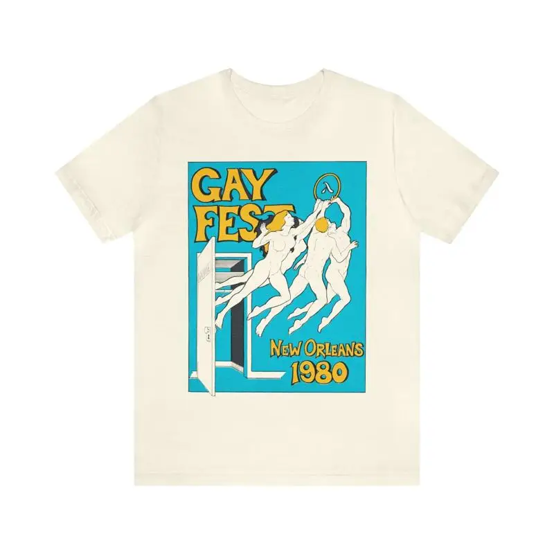 Gay Fest 1980 New Orleans Pride Festival T shirt