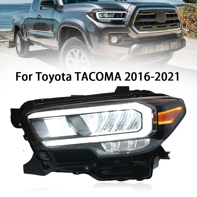 

Автомобильные аксессуары, полная яркость фар для 2016-2021 Toyota Tacoma SR5 TRD SR, передние фары в сборе