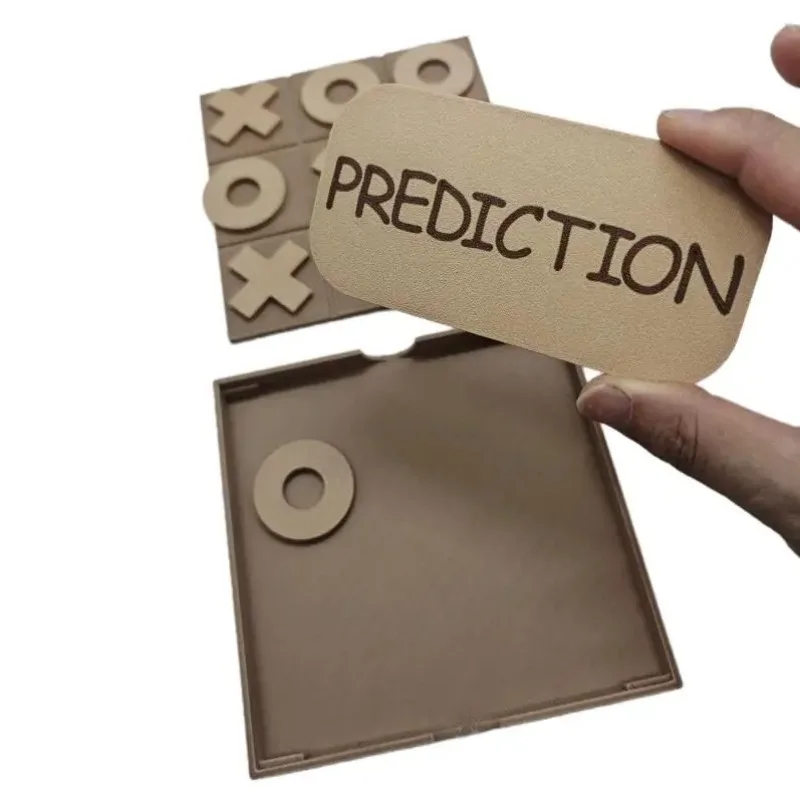 

Tic Tac PerfecToe (пластиковая версия) Волшебные трюки Ultimate Tic Tac Toe Prediction Magia Крупным планом Иллюзии Уловки Ментализм