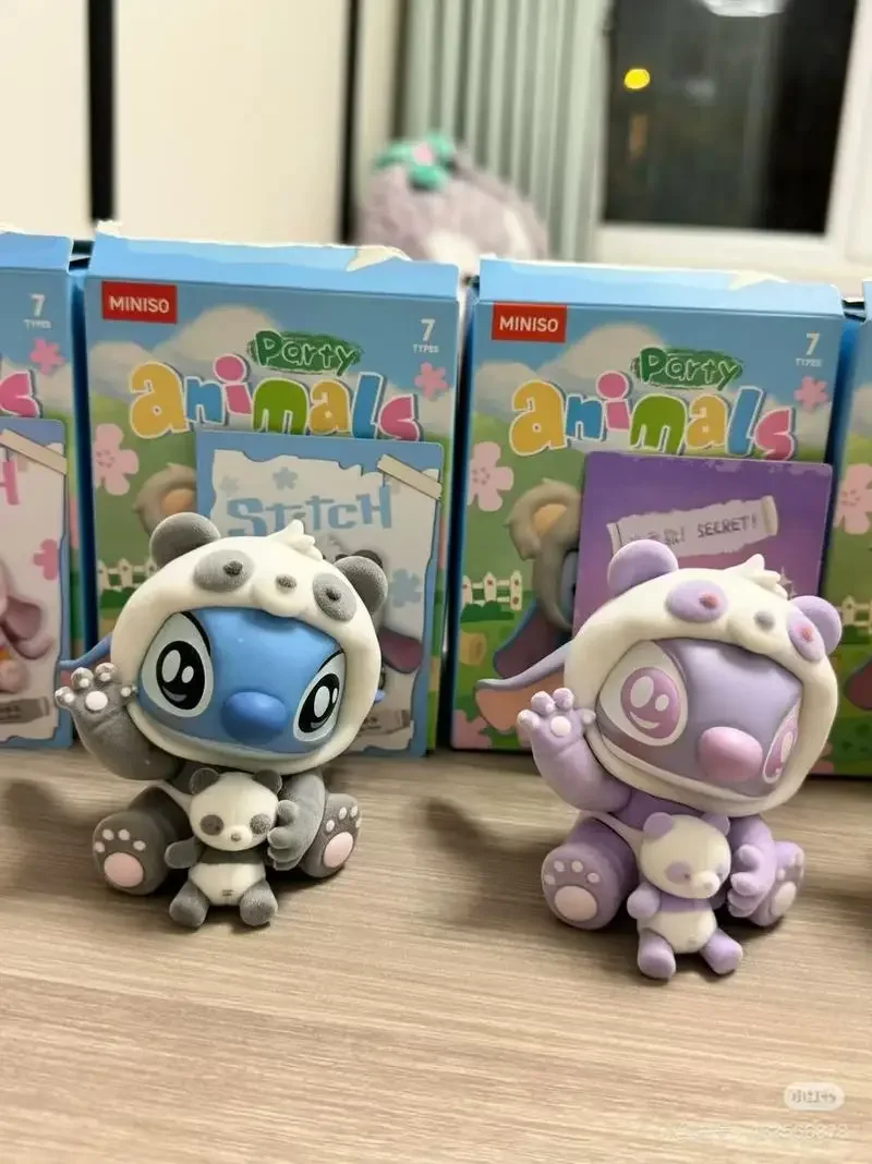 2028 Disney Lilo Stitch Serie Tier Party Blind Box Nette Überraschung Box Figur Dekoration Kawaii Nette Puppe Weihnachten Hallowmas Spielzeug
