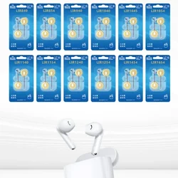 Batería botón de carcasa de acero para auriculares Bluetooth