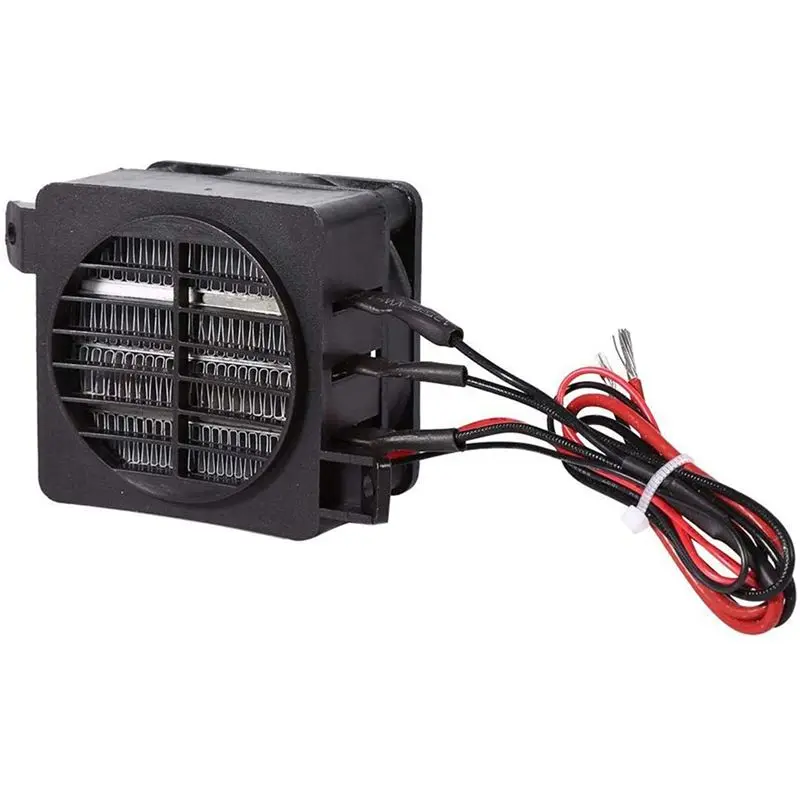 A95E-2X PTC Air Heater Fan Heater 100 Watt 12V Energy Saving Auto Fan Heater Constant Temperature Heating Elements Heaters