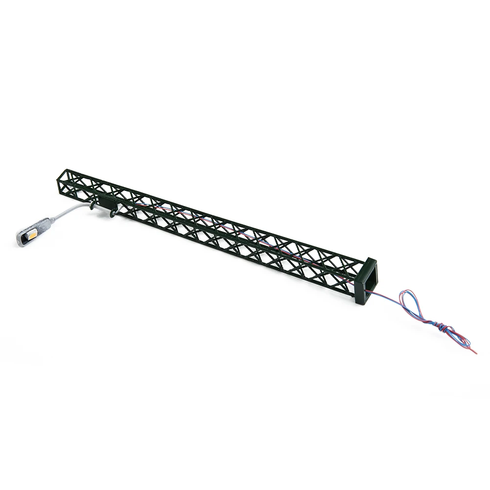 5Pcs Model Railway Lights Lattice Mast Light, Gauge H0 Light Layout LED Lamp 5 Pieces Of Series Resistors For Connection To 12-1