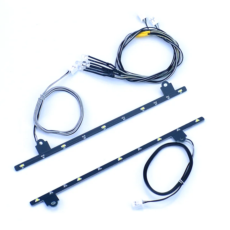 LED الجانب تنورة ضوء مجلس ترقية الإضاءة ل 1/14 Tamiya مركبة يتم التحكم بها عن بُعد سكانيا 770S 4 × 2 56379 اكسسوارات السيارات