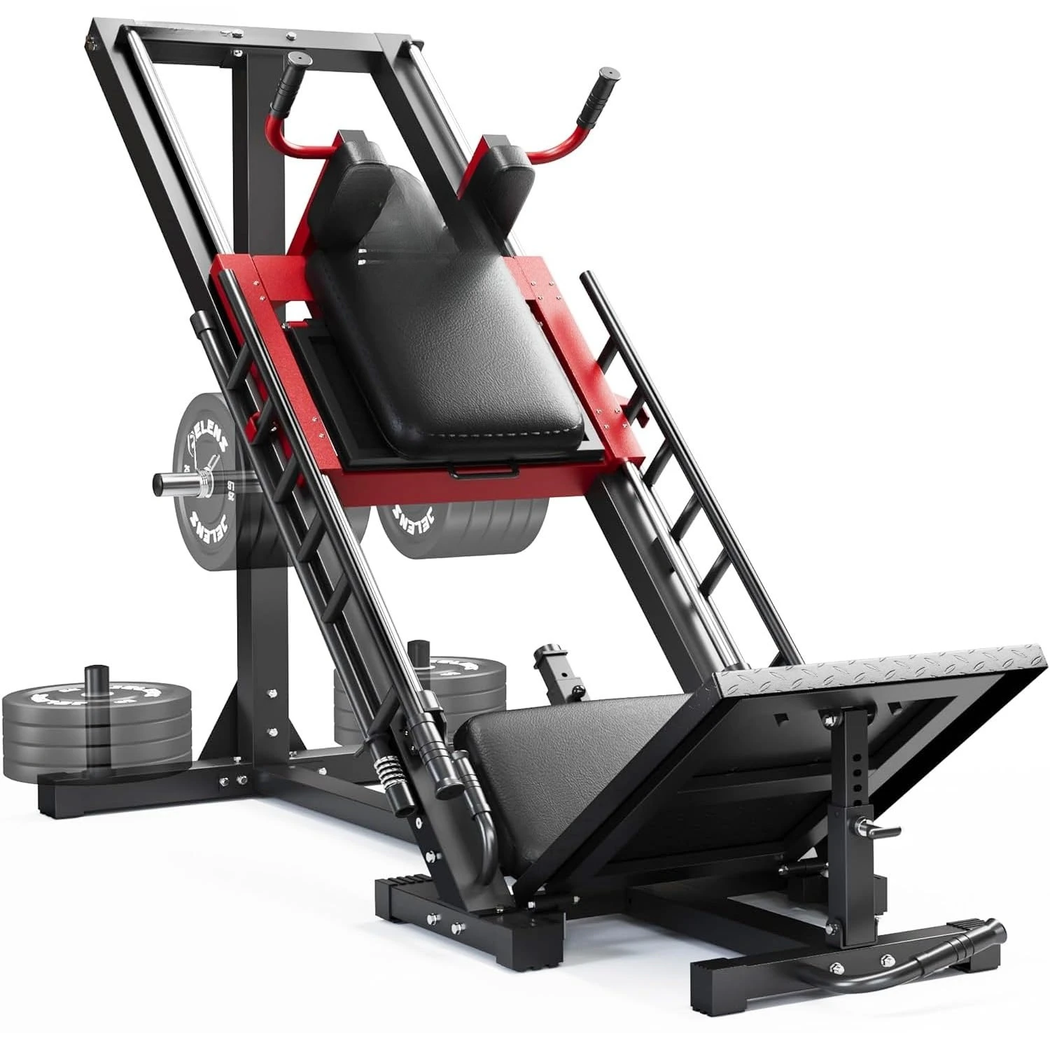 Leg Press Hack Squat Machine, Leg Machine for Home Gym with Linear Bearing, L11 Professional Adjustable Leg, Customized