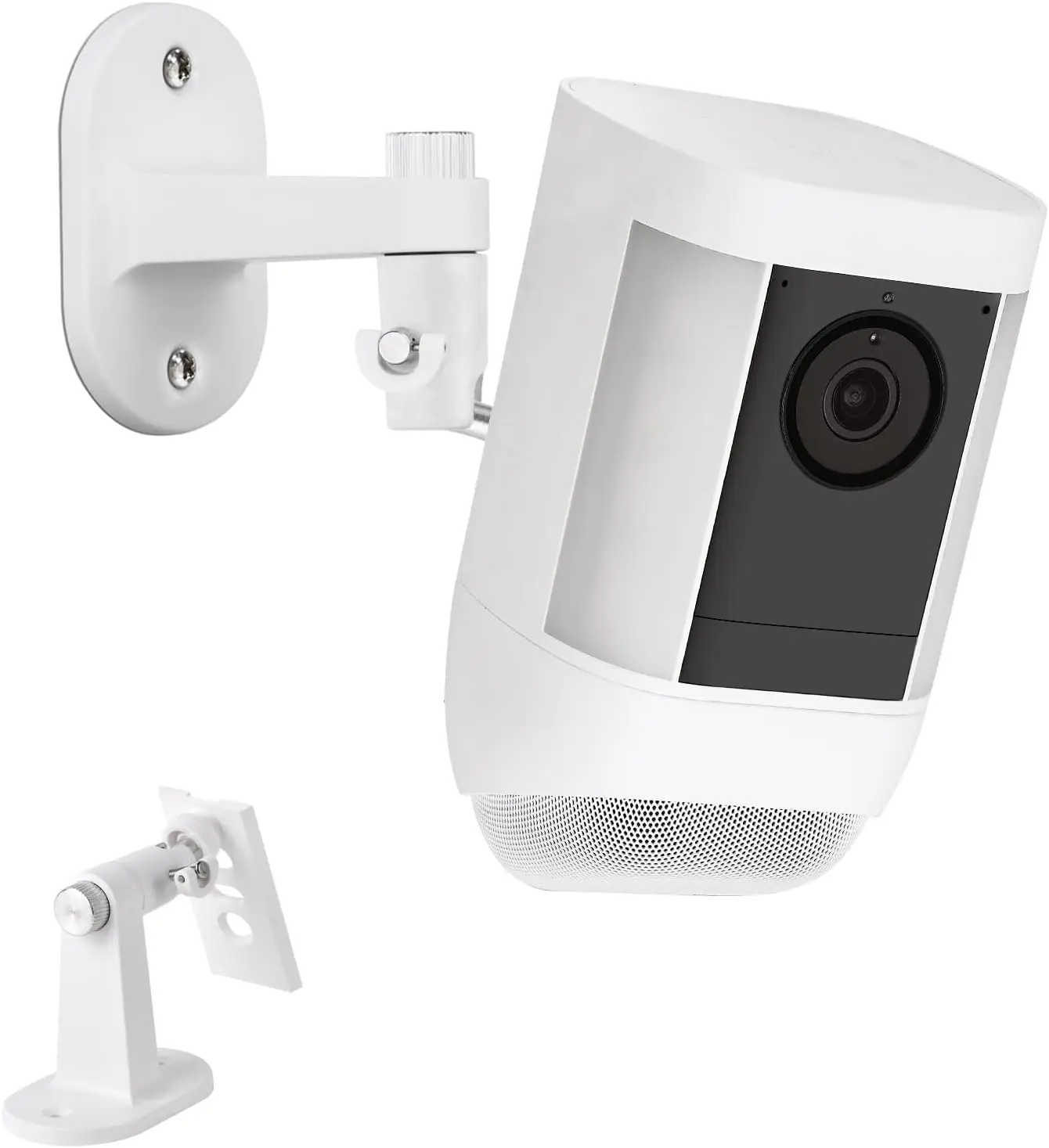 360-Degree Adjustable Security Camera Mount for Indoor and Outdoor Use, White, 1 Pack