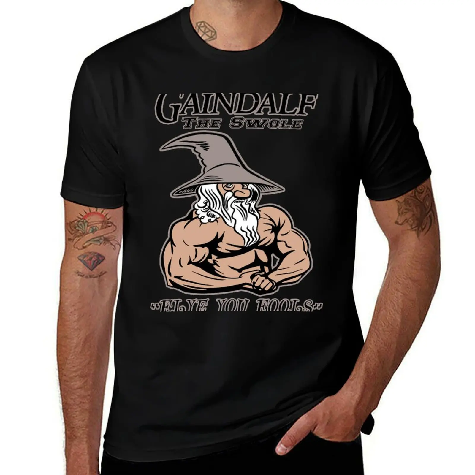 

Gaindalf The Swole T-Shirt t shirt men 100% cotton luxury brand funny t shirts cotton