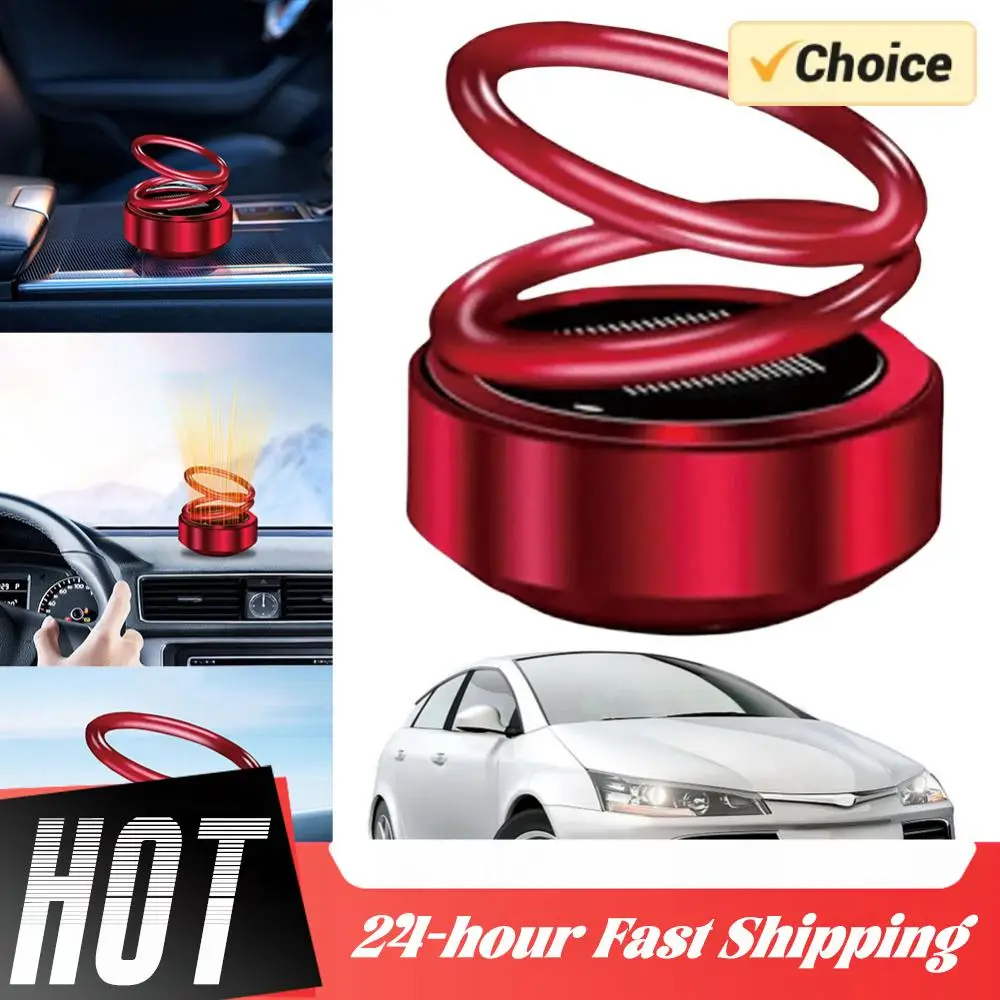 1-5 قطعة المحمولة الساخن الحركية جزيء سخان صغير زجاج سيارة مزيل الصقيع الشتاء حلقة مزدوجة الدورية السيارات العطر الناشر