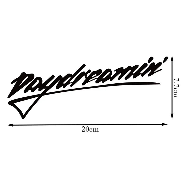 Daydreamin Daydream Reflective Car Stickers Motorcycle Scooter Body Windshield Fuel Tank Auto Bumper Window Accessories Decal