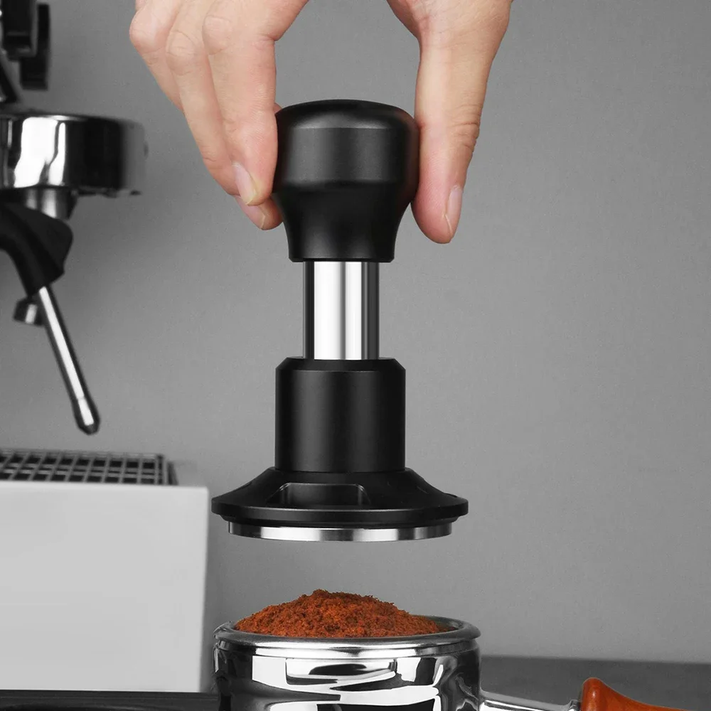 51/53/58.5MM Espresso Impact Powder Hammer Feedback Sound Powder Press Coffee Original Force Constant Elastic Powder Hammer