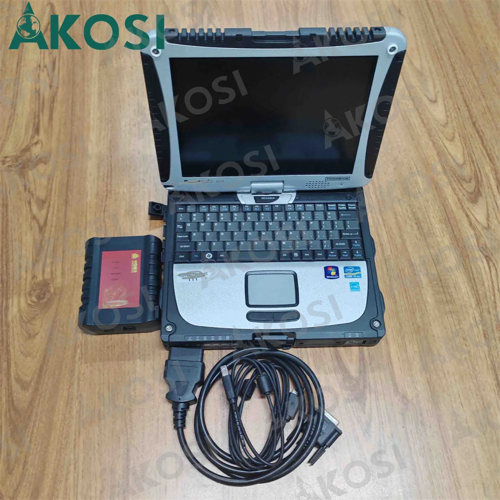 Truck Scanner Diagnostic Interface for SINOTRUK HOWO Cnhtc Diesel Engine Heavy Duty Diagnostic Tools with cf19 Laptop