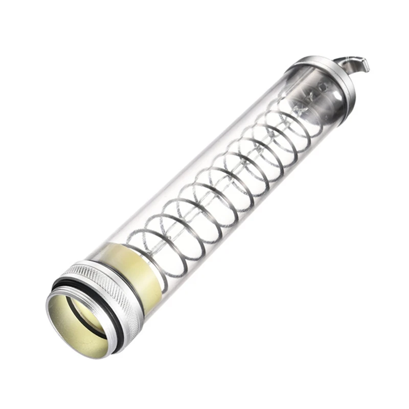 

HLZS-Grease Gun Прозрачная трубка Смазочный пистолет высокого давления Трубный смазочный пистолет Прозрачный сверхмощный смазочный пистолет Прозрачная трубка