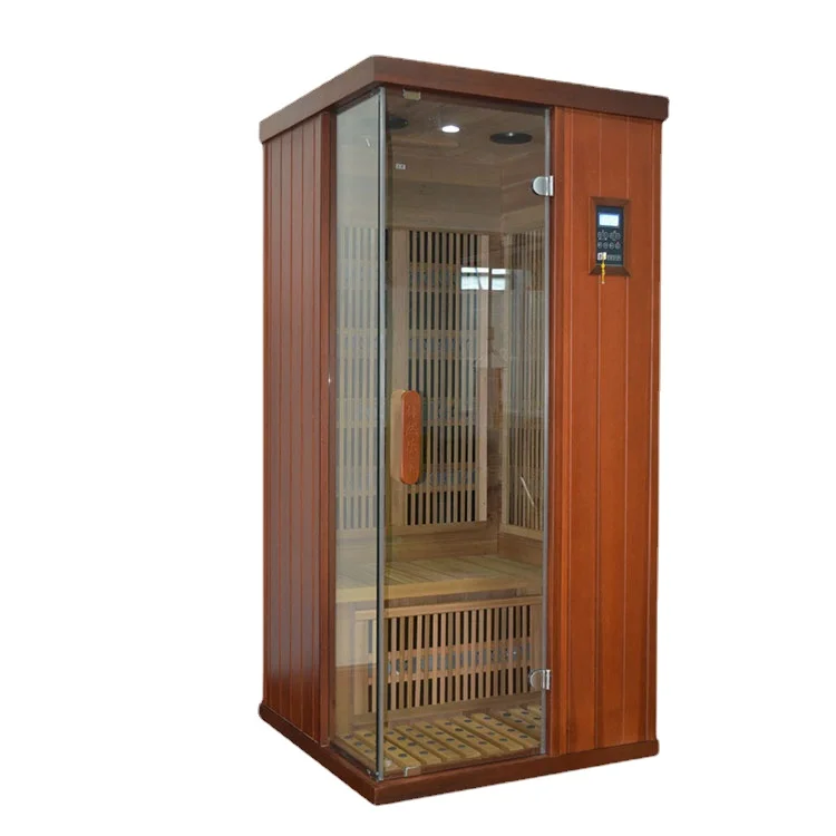 Far-infrared physiotherapy in steaming room Dry steaming, sweating and detoxification Sauna room Bian Shi Household Solid Wood C