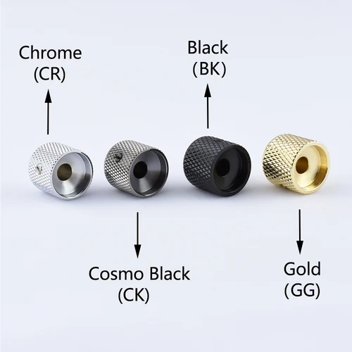 Imagen 2 del producto GOTOH-perilla de Metal de latón para guitarra, accesorio Original de cúpula para bajo, VK1-18/VK1-19, hecho en Japón