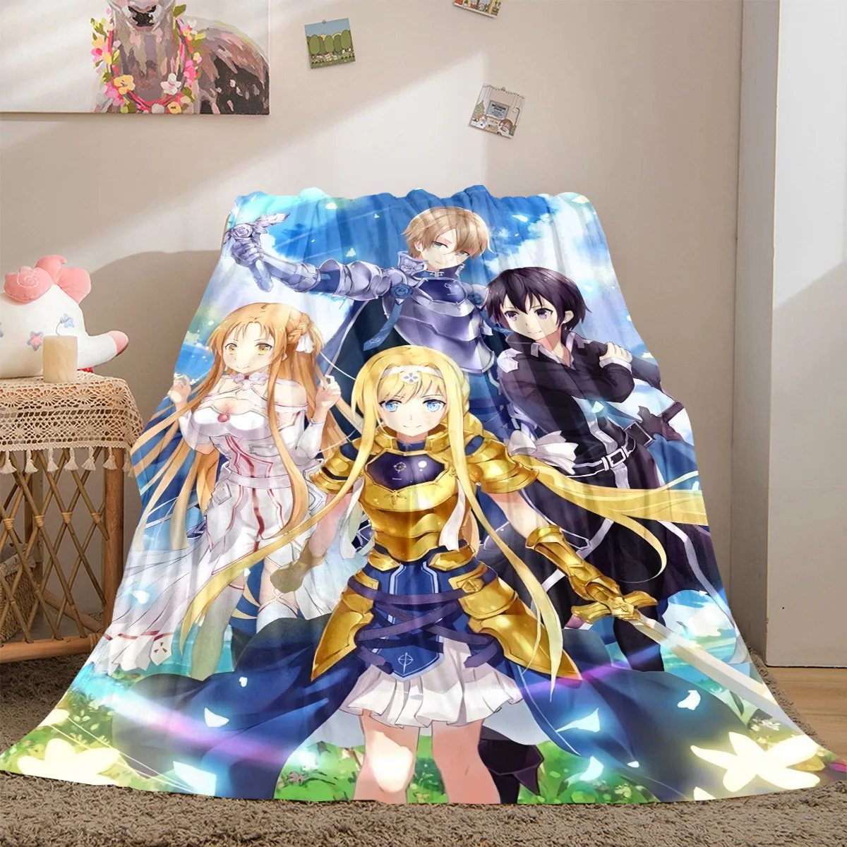 Sword Art Online Selimut Flane - Home Textiles Online ulasan dan harga