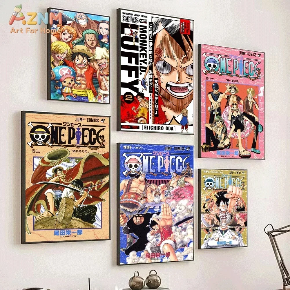 VIVID GEM 5D DIY Diamond Painting Full Drill One Piece Luffy Zoro Sanji Cartoon Anime Art Hobby Craft Adults Creative Gift