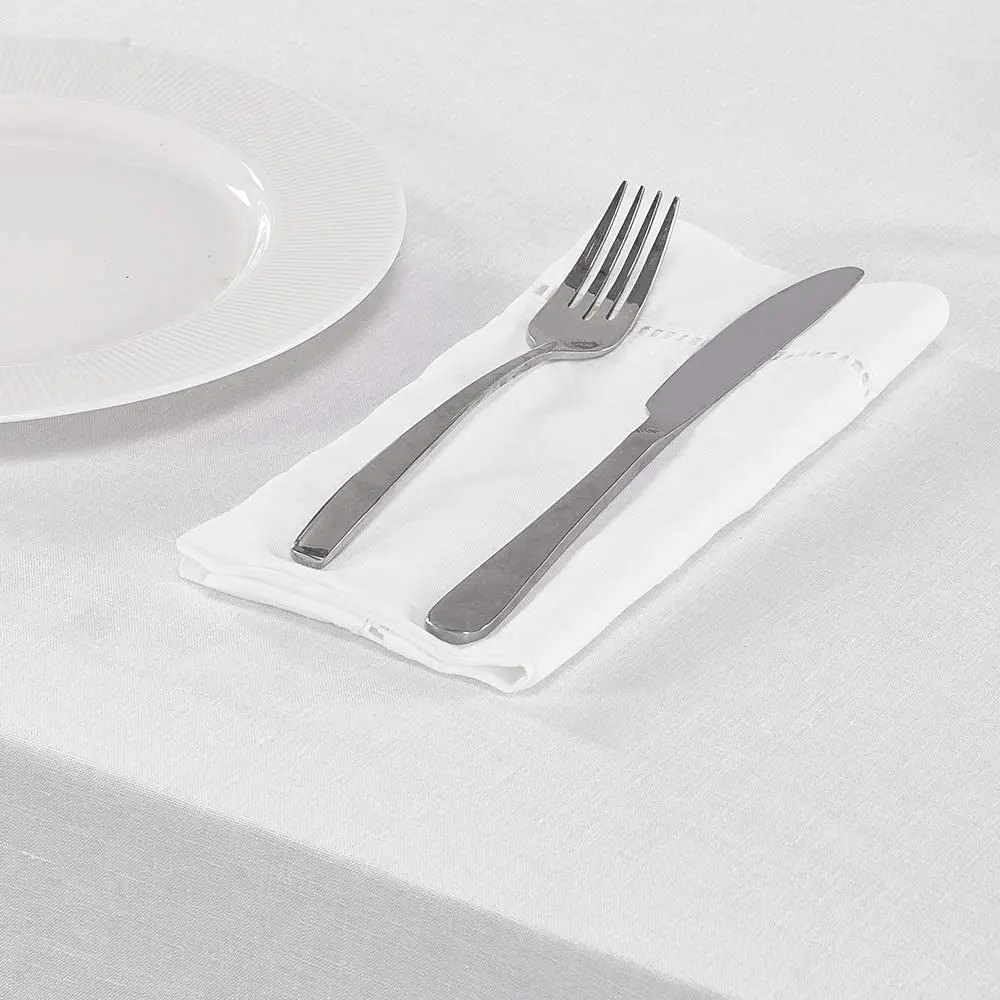 Simple&Opulence 4PCS 100% Linen serving Napkins Reusable Washable wedding decoration Birthday party Table napkin 18 x 18 inch