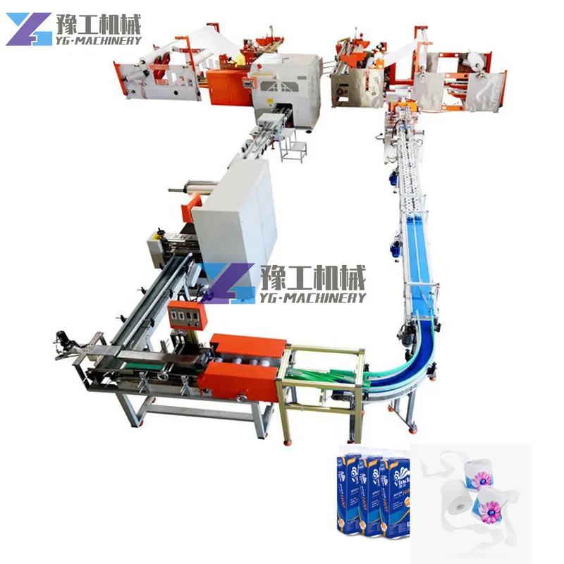 Full Automatic Facial Tissue Manufactur Machine Smal Roll Towel Napkin Tissue Toilet Paper Making Machine Price