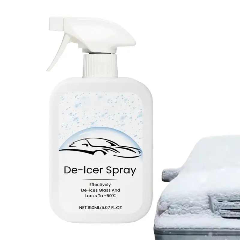 

150ml Windshield Deicer Spray Car Paint Fast Ice Melting Spray Deicer Windshield Glass Defroster Ice Melt Spray Deicing Agent