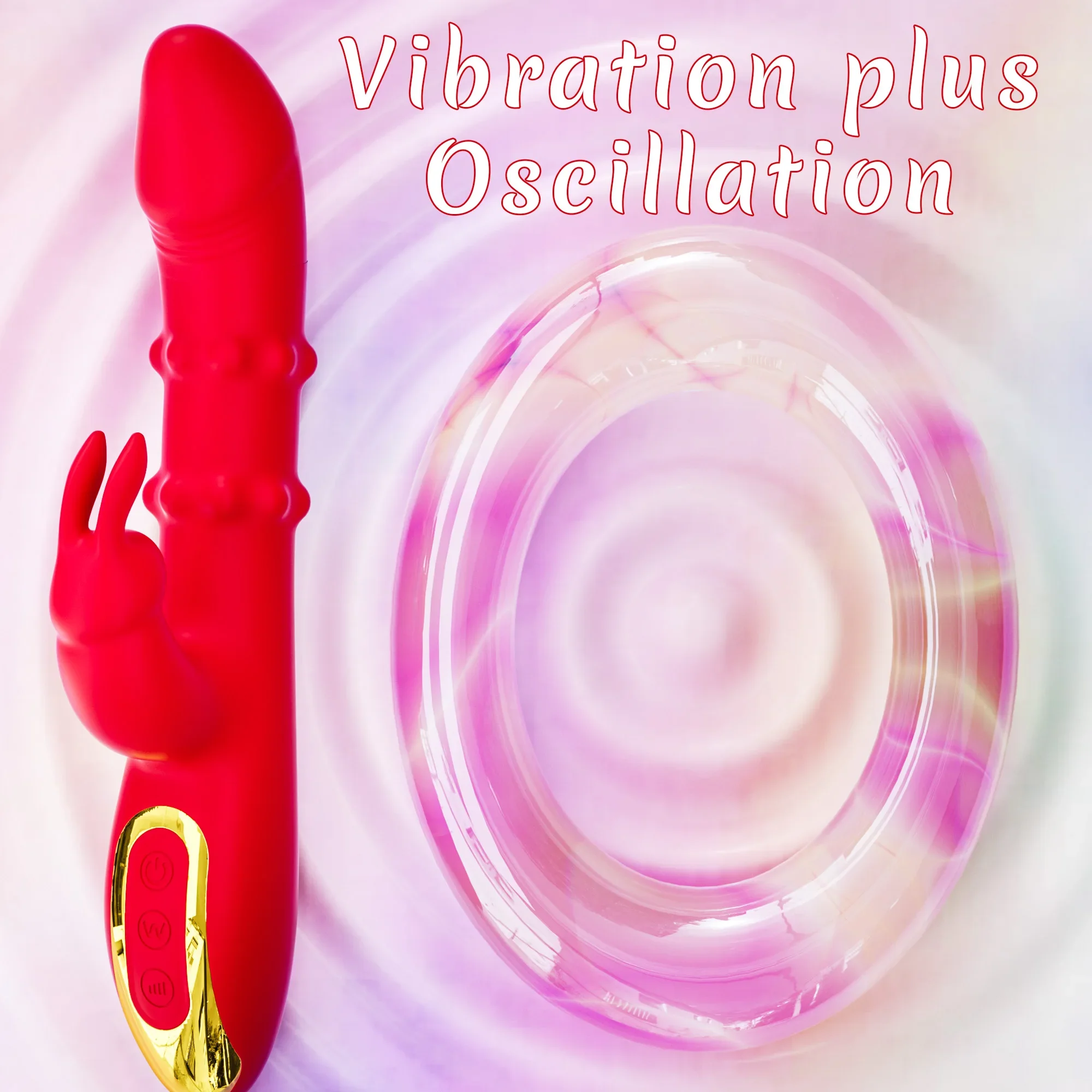 Vibromasseur Gode Lapin Rotatif pour Femme, Vibration Télescopique, StiLiban ateur de Clitoris, Point G, Mastjaune Féminin, Jouets Sexuels