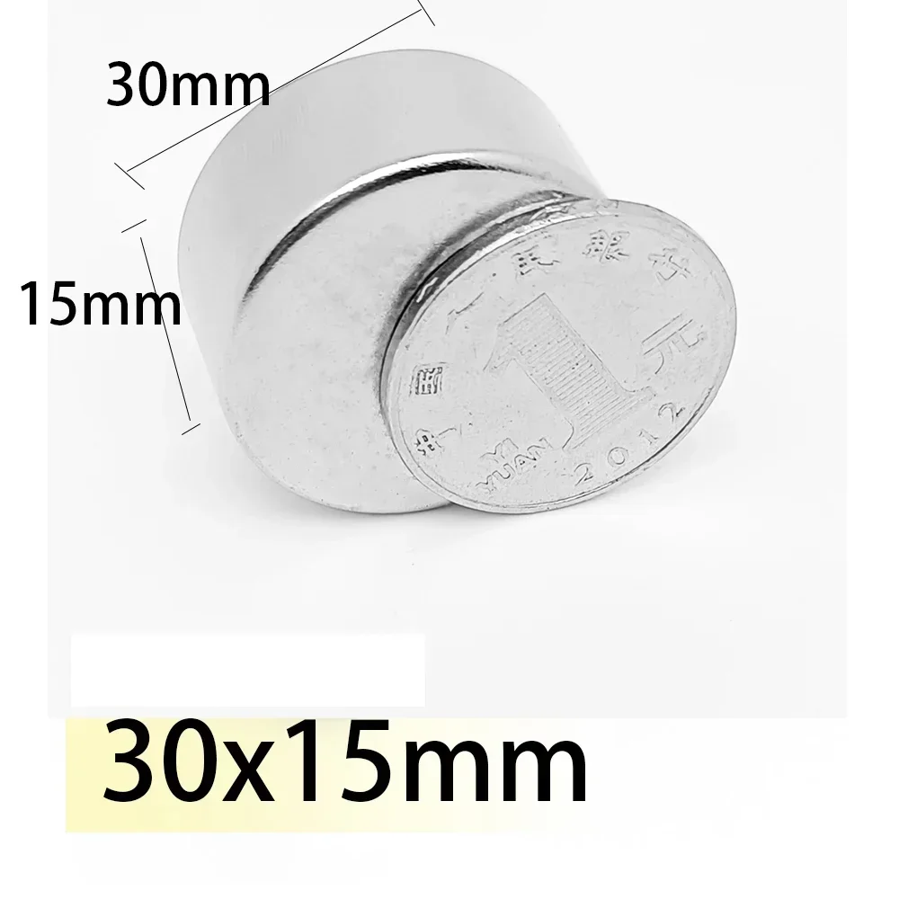 N35 30x15 30x20 30x30 Magnet Neodymium Magnets Rare Earth Customised Fishing Nickle Coating Strong Search Magnetic Fridge DIY