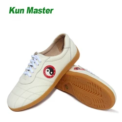 Zapato de Tai Chi para artes marciales, zapatos de kung fu de piel de vaca de fondo suave, interior y exterior